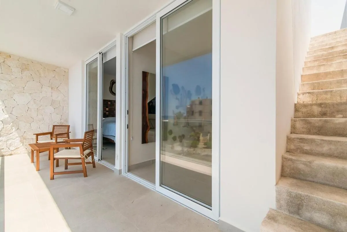 Tree House Akumal Sea View Walk To Beach 11 Pools Apartment