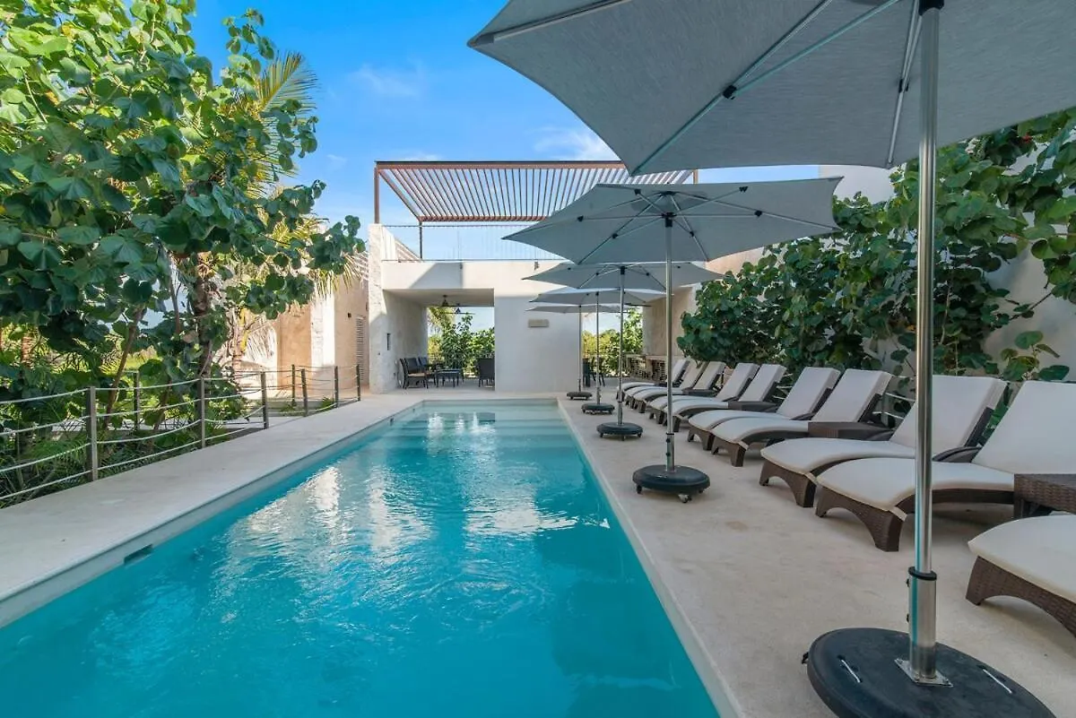 Tree House Akumal Sea View Walk To Beach 11 Pools Apartment